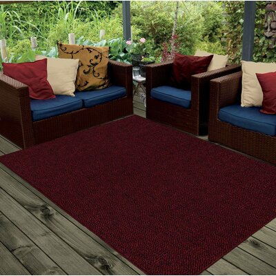 Dru Hand Braided Burgundy Rug Latitude Run® Rug Size: Runner 10' x 26'