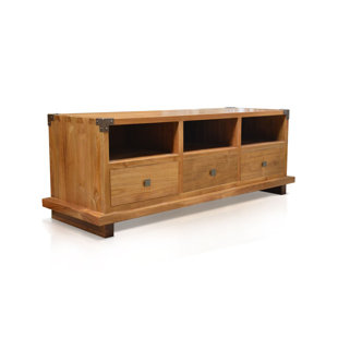 Craut Solid Wood TV Stand For TVs Up To 65