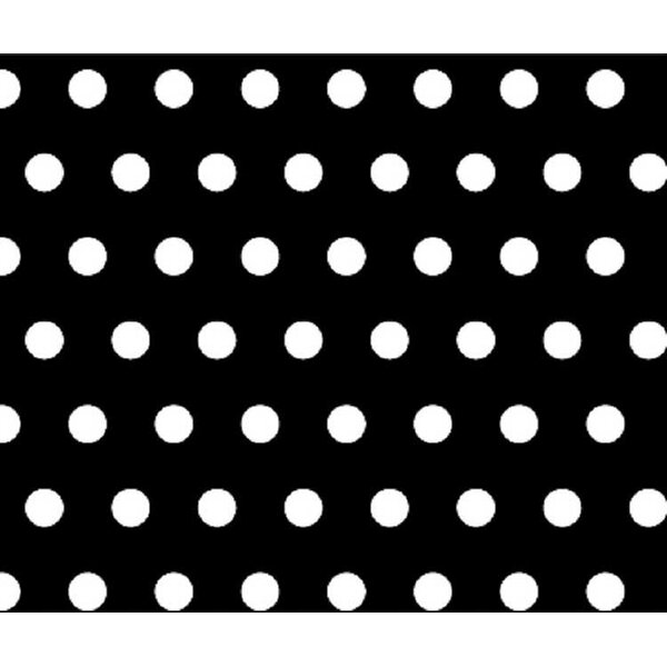 black and white polka dot crib sheet