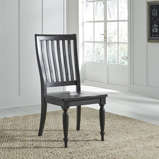 Farmhouse Rustic Slat Back Dining Chairs Birch Lane
