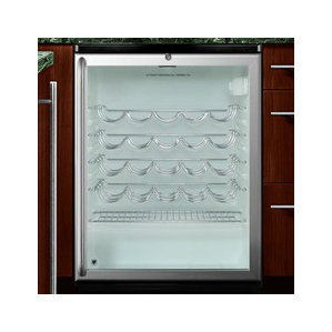 Summit Commercial 36 Bottle Single Zone Built-In Wine Cooler by Summit Appliance