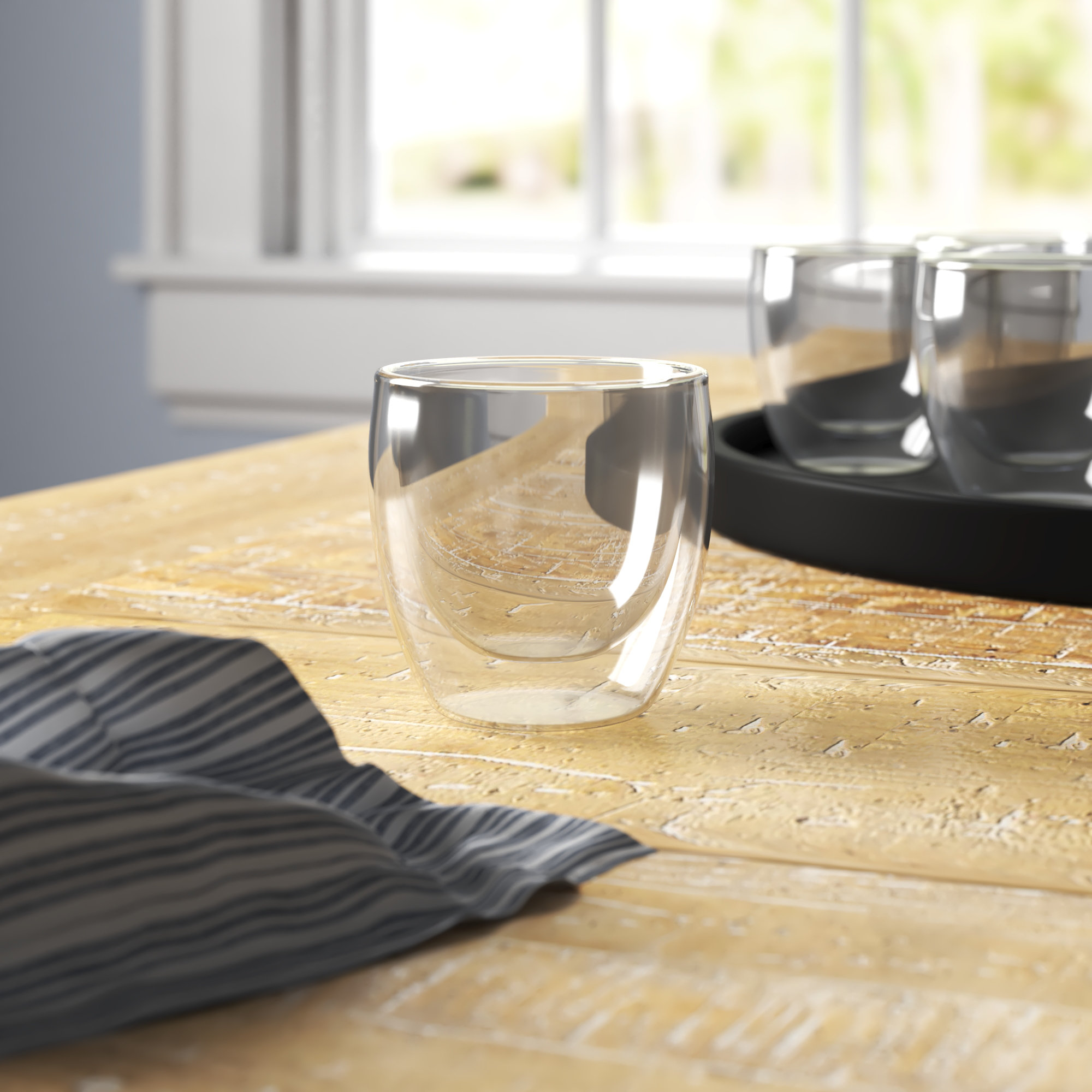 insulated glass espresso cups