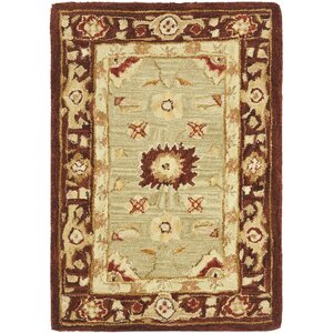 Anatolia Sage/Burgundy Area Rug