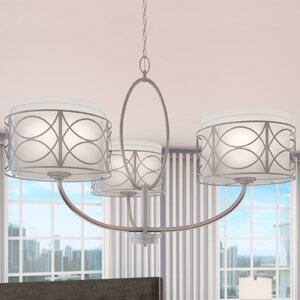 Helina 3-Light Drum Chandelier