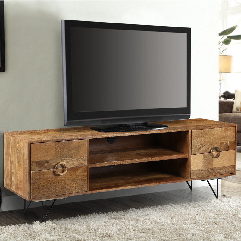 Union Rustic Rodin Solid Wood Tv Stand For Tvs Up To 70 Inches