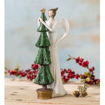 Large Pink Christmas Angel Free Standing 77cm Tall 