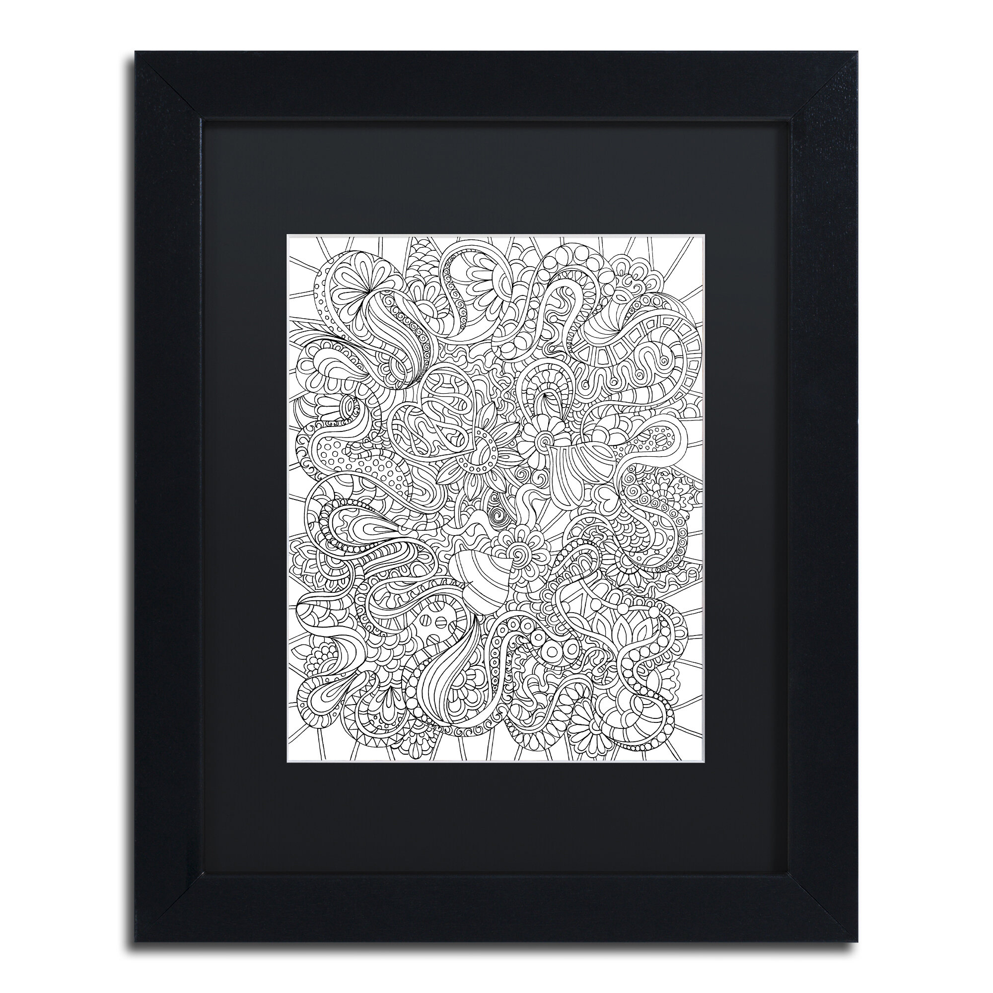 94+ Coloring Book Framed Art Best HD