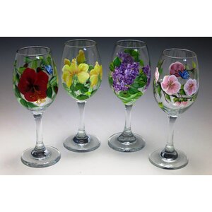 Let's Toast Wine Glass (Set of 4)