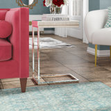 Borum Mirrored C-shape End Tabe by Willa Arlo Interiors