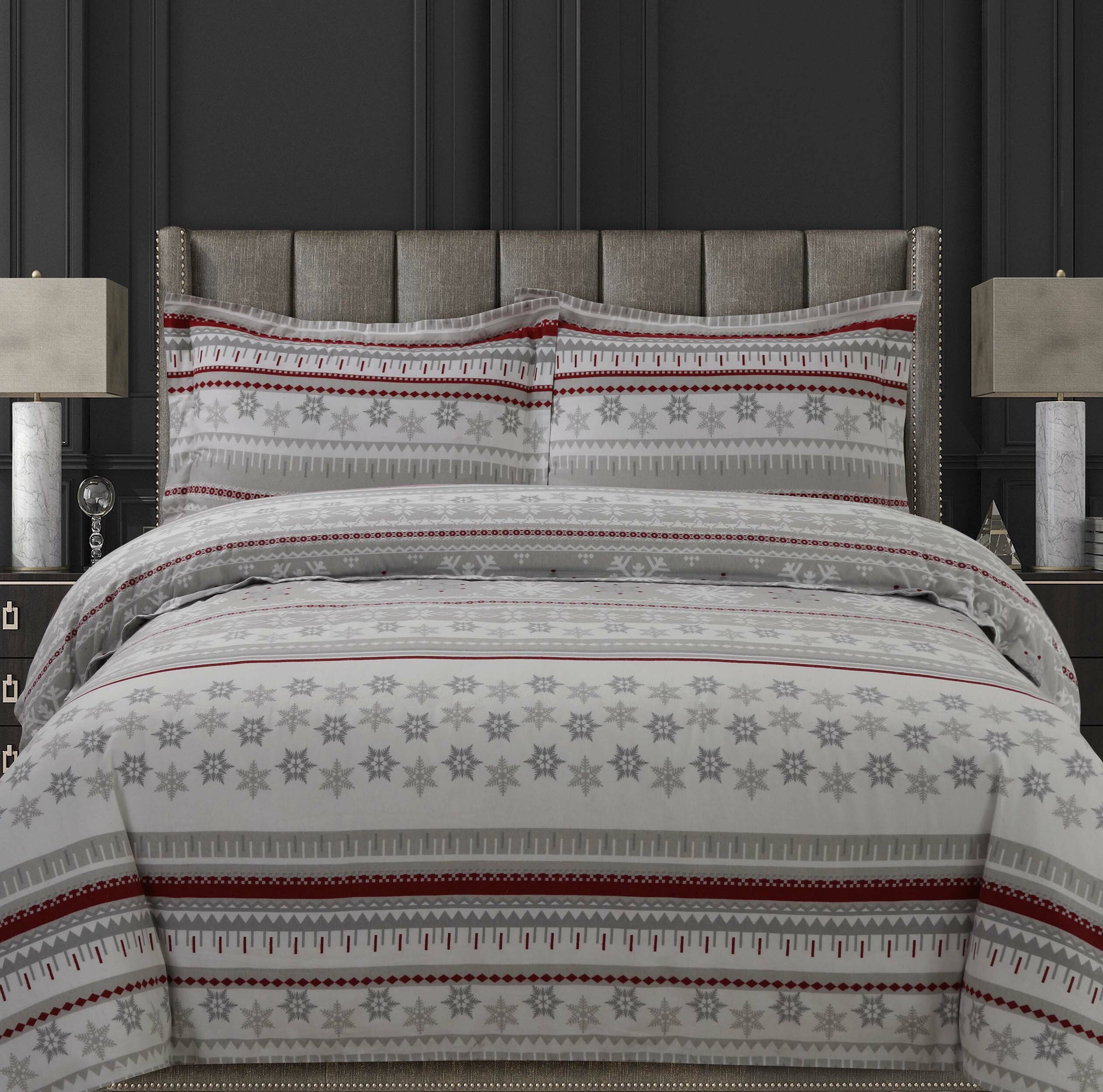 The Holiday Aisle Peralta Soft And Cozy Oversized Duvet Cover Set