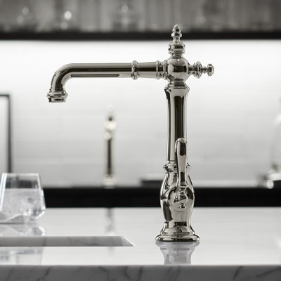 Artifacts Bar Sink Faucet Kohler Finish Vibrant Polished Nickel