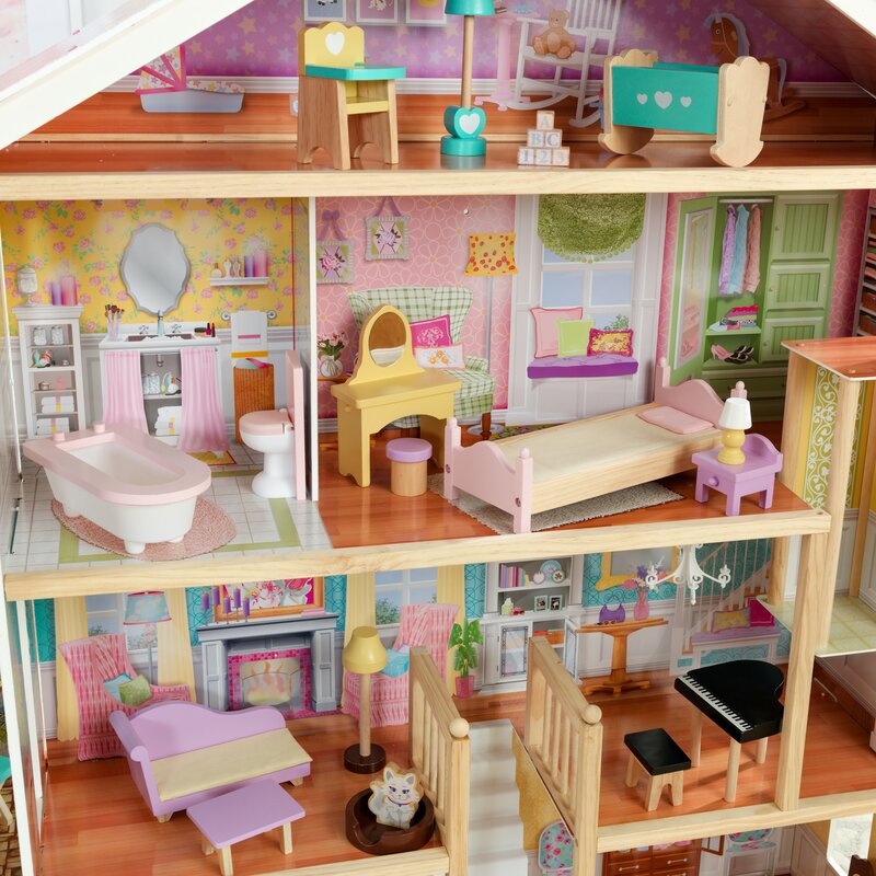 barbie doll house with garage