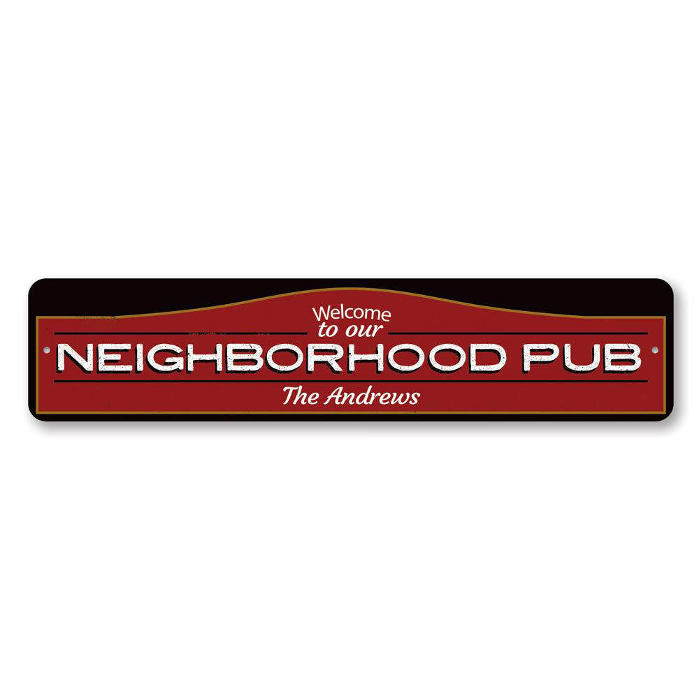 Lizton Sign Shop, Inc Neighborhood Pub Custom Aluminum Sign Wayfair