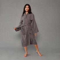 navy towelling dressing gown ladies