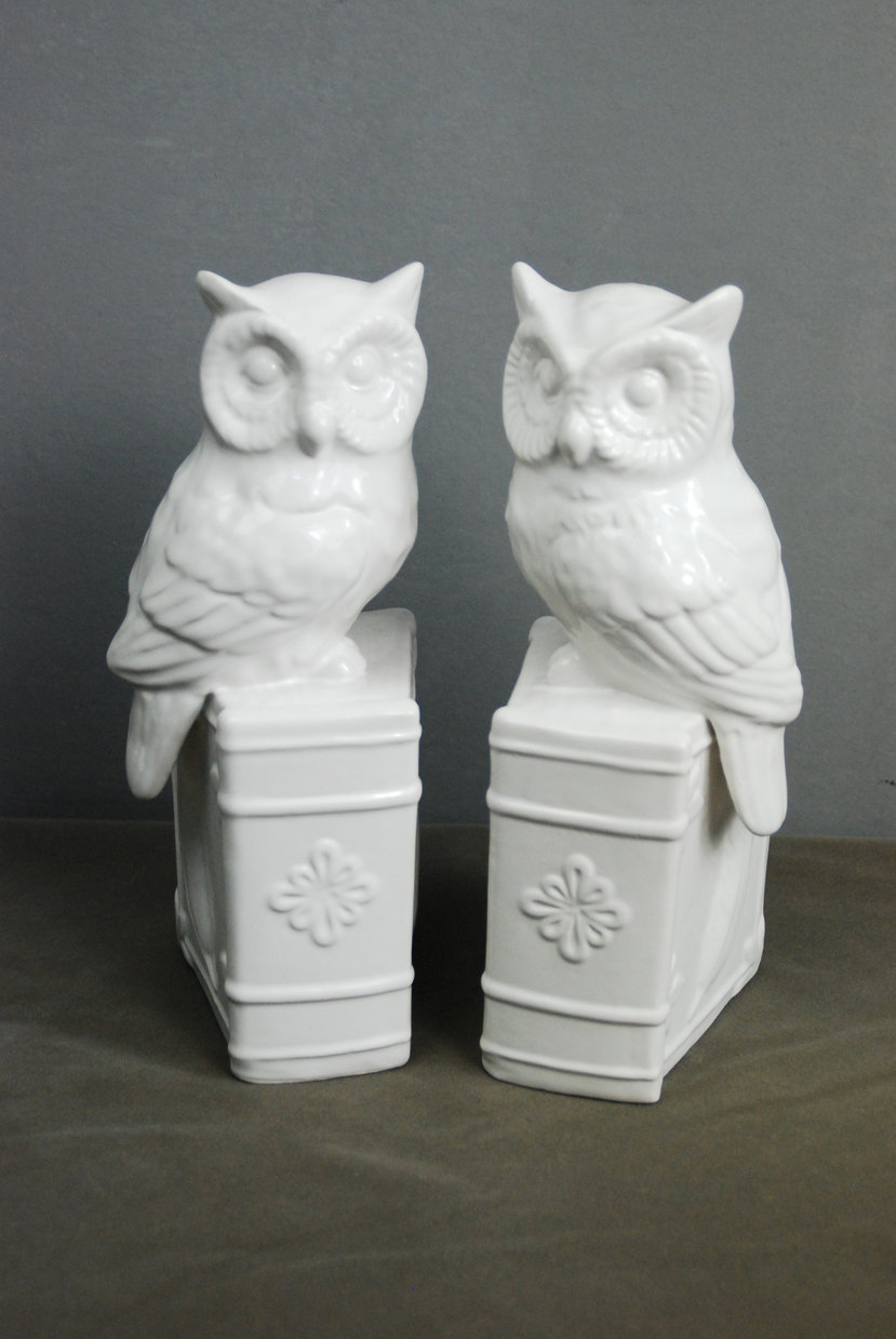 owl bookends owl bookends