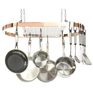 Classicor Wrought-Iron Oval Pot Rack