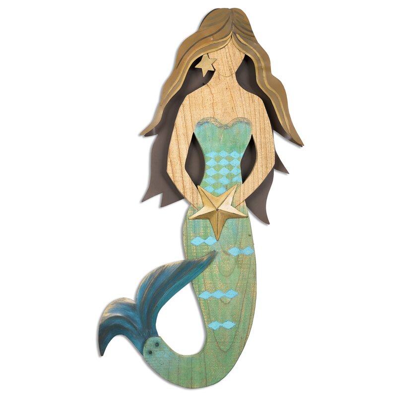 Dovecove Mermaid Wood Wall Décor & Reviews | Wayfair