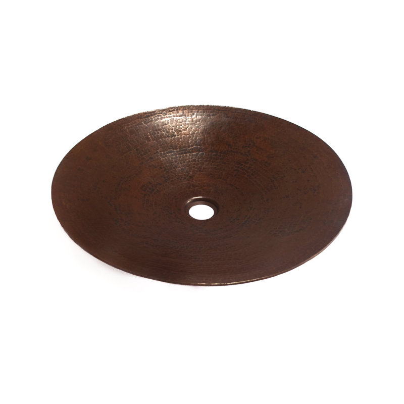 Artesano Design Copper Handmade Circular Vessel Bathroom Sink Wayfair