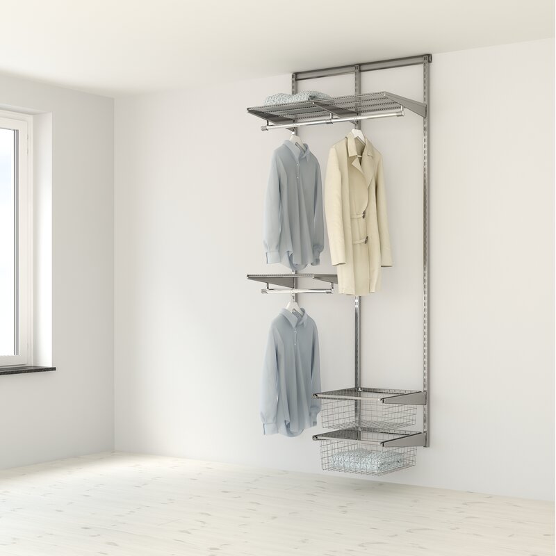 Elfa 105cm Wide Clothes Storage System Wayfair Co Uk