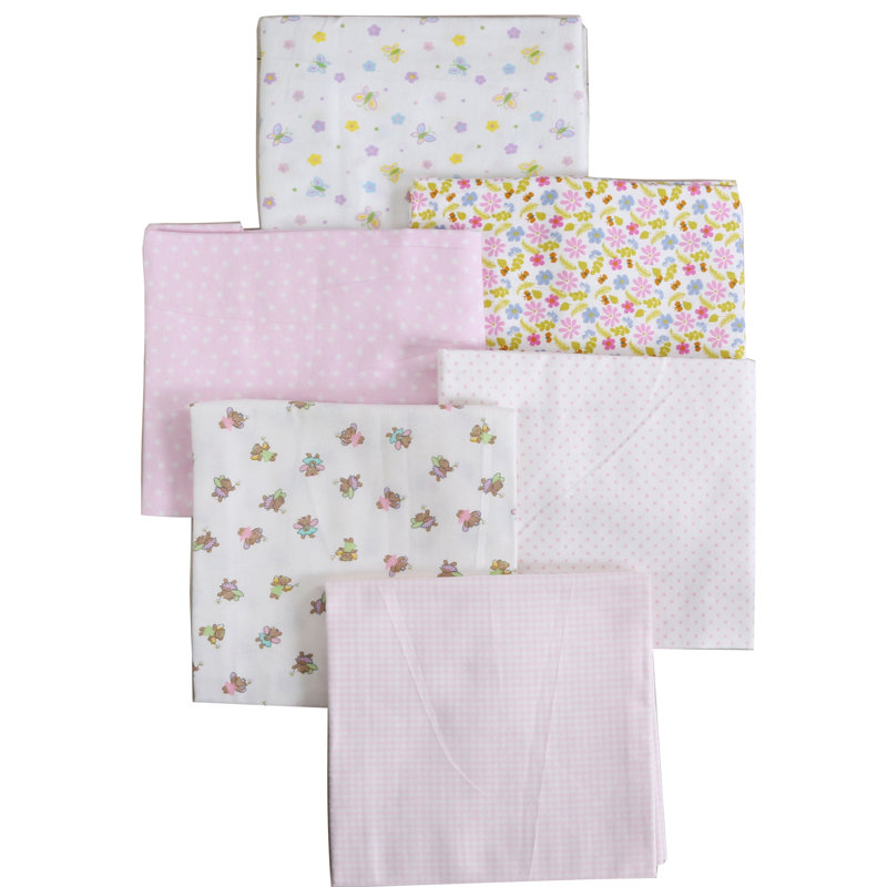 Harriet Bee Halvorsen 6 Piece Baby Cotton Flannel Receiving