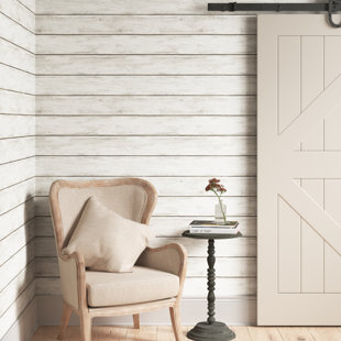 Wayfair | Self-Adhesive Wood & Shiplap Wallpaper You'll Love in 2023
