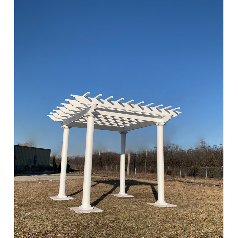 Royal Corinthian Fiberglass Pergola With Mounting Kit Wayfair