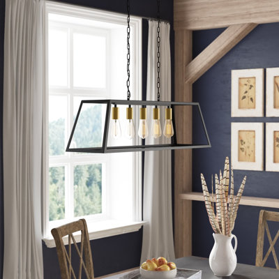 Barraza 5 - Light Kitchen Island Linear Pendant