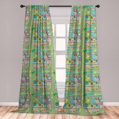 Cars Grommet Creative Blackout Curtains Red Race Car Side View Suitable for Bedroom Patio Sliding Door Cartoon Printed Nursery Room Boys Girls Bedroom Kids Room Living Room Dorm 55x39