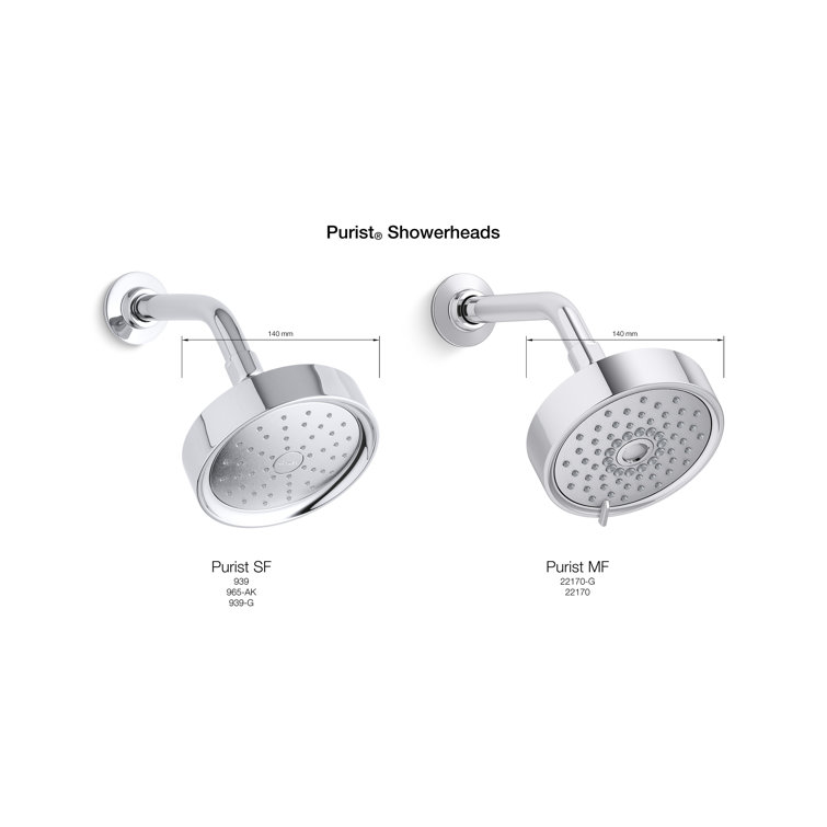 Kohler Purist 2 5 Gpm Multifunction Showerhead With Katalyst Air Induction Technology Reviews Wayfair