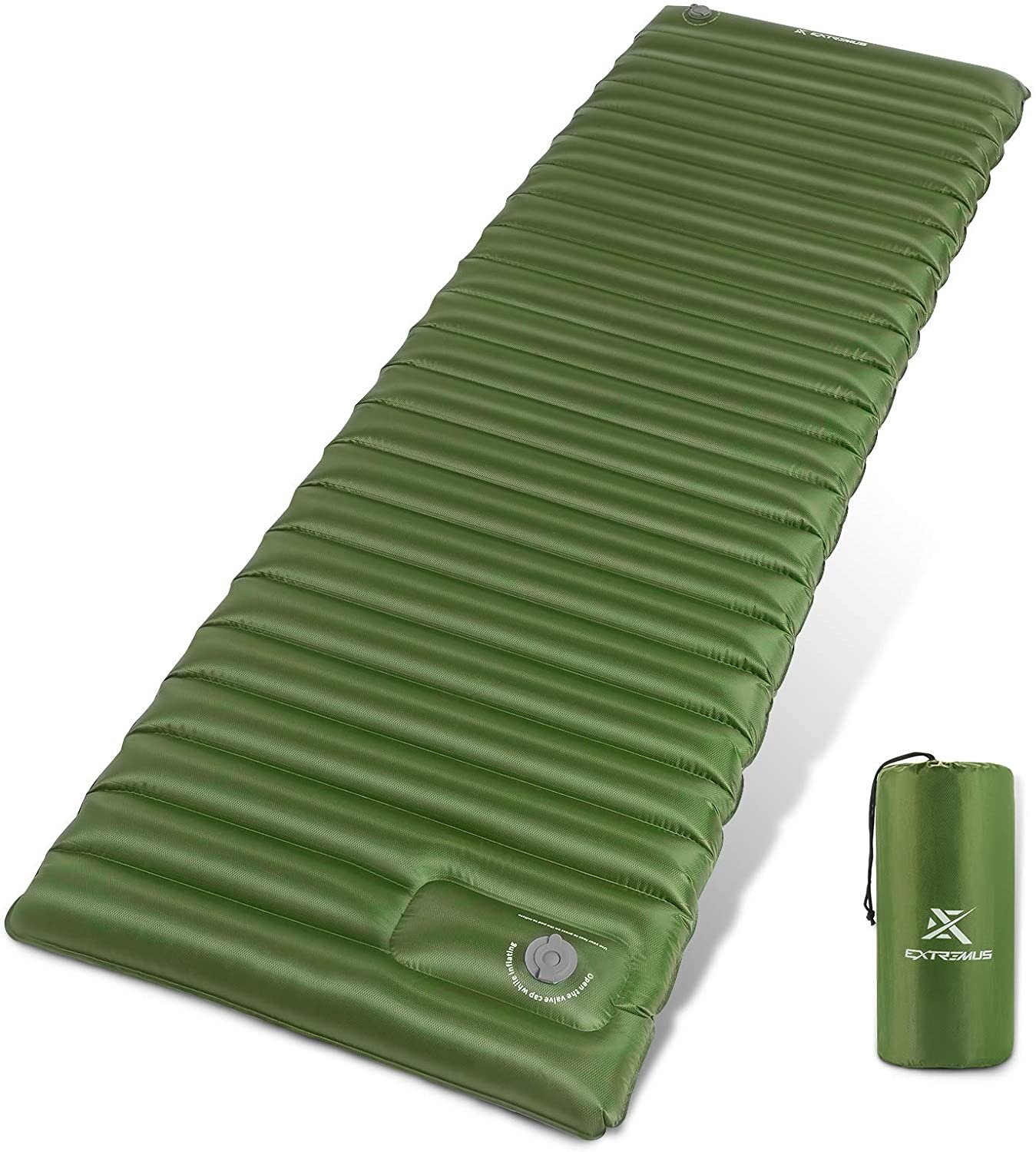 Inflatable Comfort Camping Mattress 2 Person Ripstop Sleeping mat for Backpacking Portable Waterproof Camping Pad with Pump Sack Hikenture Ultralight Double Sleeping Pad for Camping 