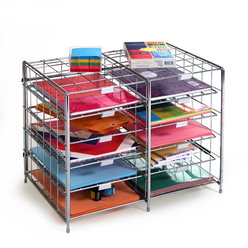Seville Classics Inc Stacking 10 Slot Desktop And Mailroom Letter