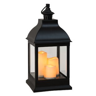 Details about   Luminara WINDSOR Lantern with pedestal Flameless candle 17" 21"  5 Colors 19" 
