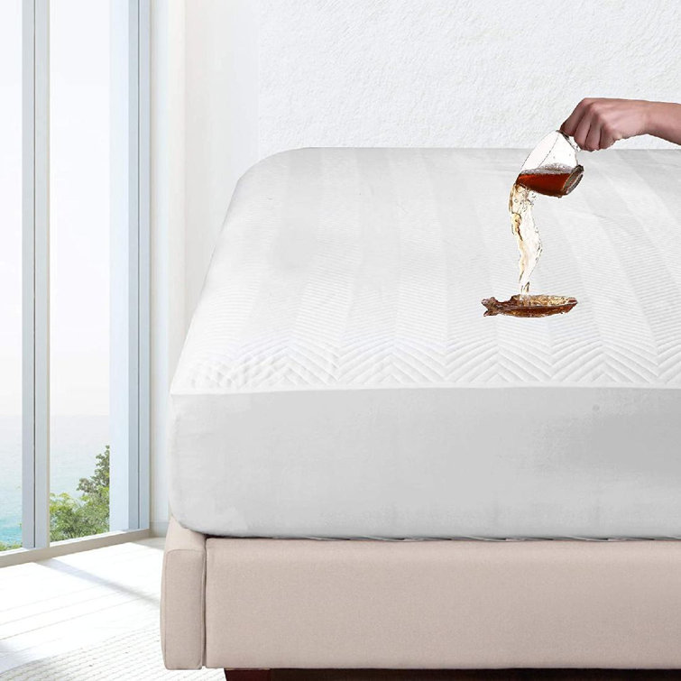 deep skirt mattress protector