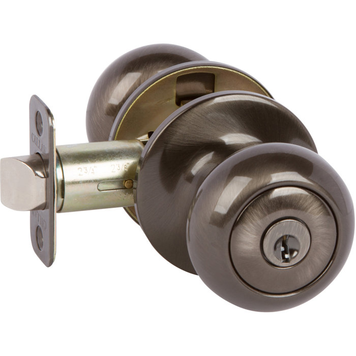 Delaney Hardware Callan Saxon Keyed Door Knob Reviews Wayfair