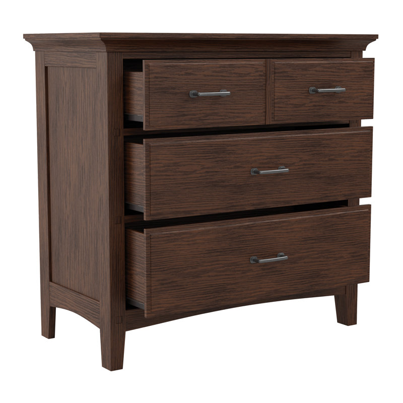 August Grove Moradian Modern 3 Drawer Chest Wayfair