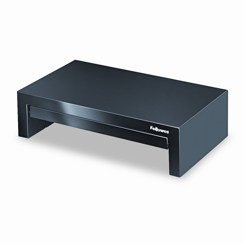 Rebrilliant Adjustable Monitor Riser With Storage Tray Reviews Wayfair