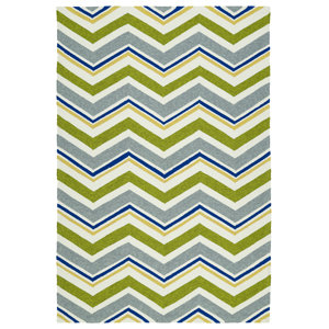 Alpine Bay Green Indoor/Outdoor Area Rug