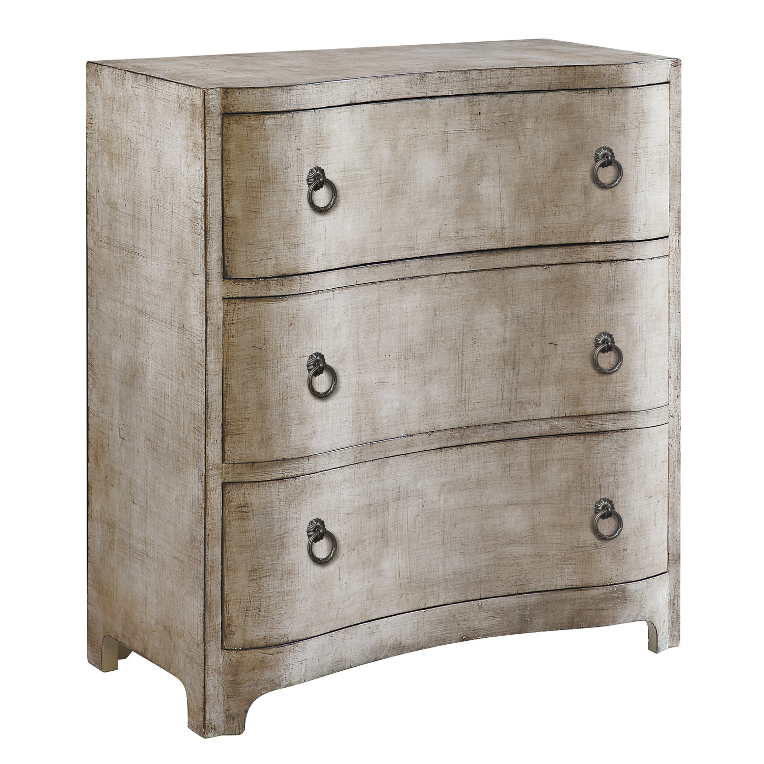 17 Stories New Ashford Curved 3 Drawer Chest Wayfair
