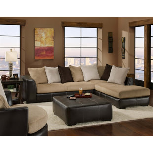 Swinyer Two-Toned Sectional by Red Barrel Studio Today Sale Only