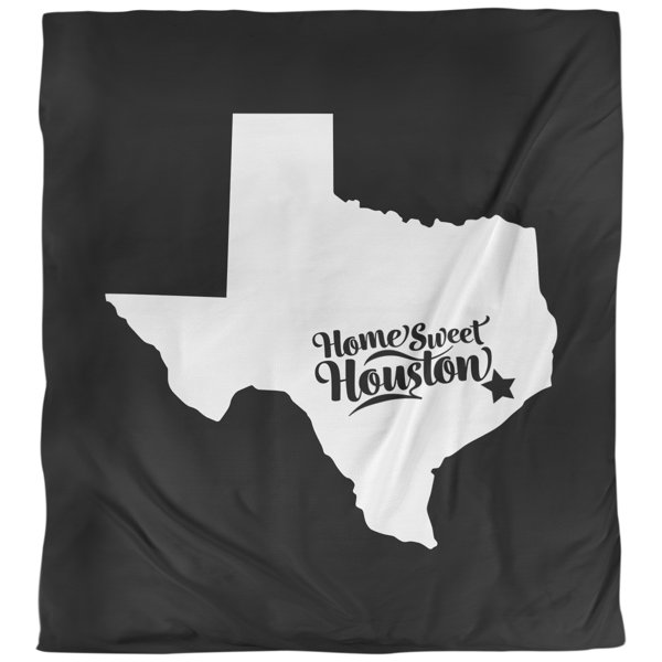 East Urban Home Houston Texas Sports Colors Single Reversible Duvet Cover Wayfair
