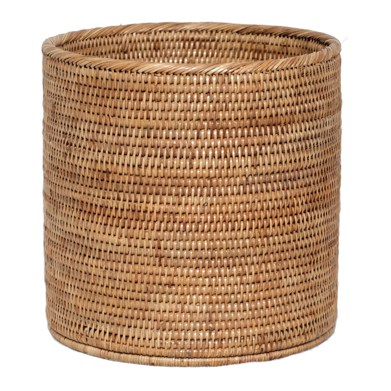Decorative Rattan Wide Cylinder