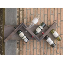 grey wood wine racks you ll love wayfair co uk