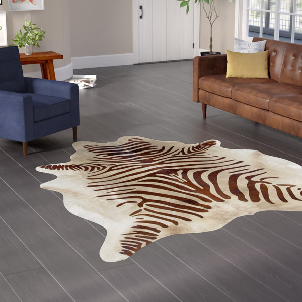 Zebra Hide Rug Wayfair