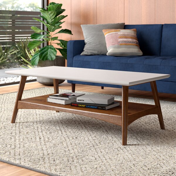 off white rustic coffee table