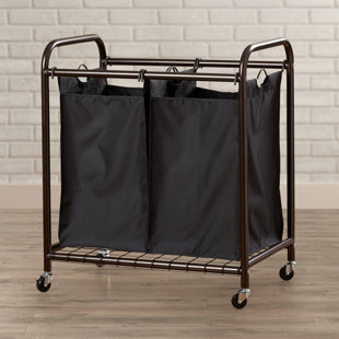 2 Bag Laundry Sorter Wayfair 2 Bag Rolling Laundry Sorter