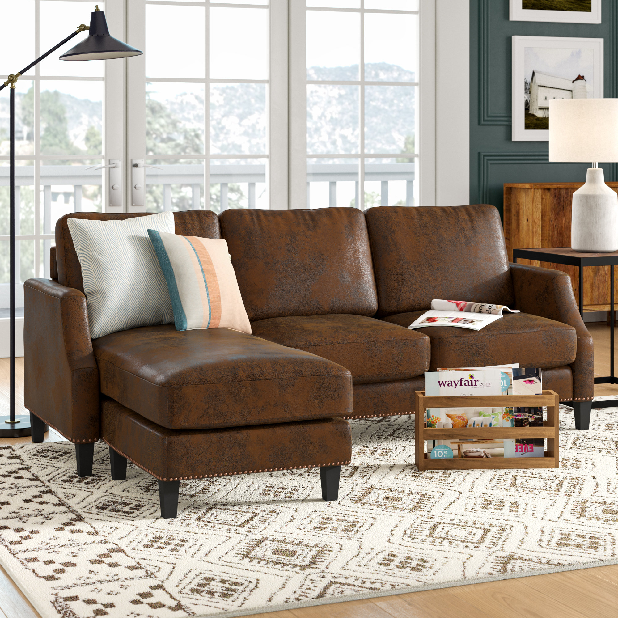 Laurel Foundry Modern Farmhouse Edenburg 8" Wide Reversible Sofa Laurel Foundry Modern Farmhouse Edenburg 8" Wide Reversible Sofa