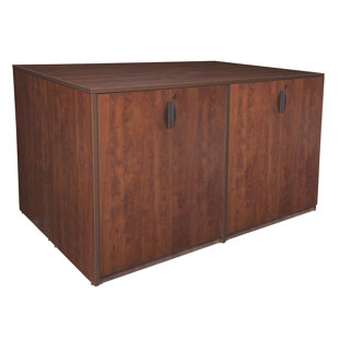 Go to store & view more images Latitude Run Linh Stand Up Quad Wood Storage Cabinet