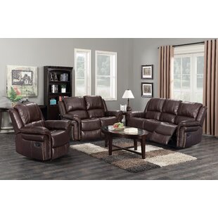 Monteith 3 Piece Reclining Living Room Set by Winston Porter