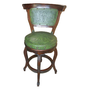 Spanish Swivel Bar Stool (Set of 4) by New World..