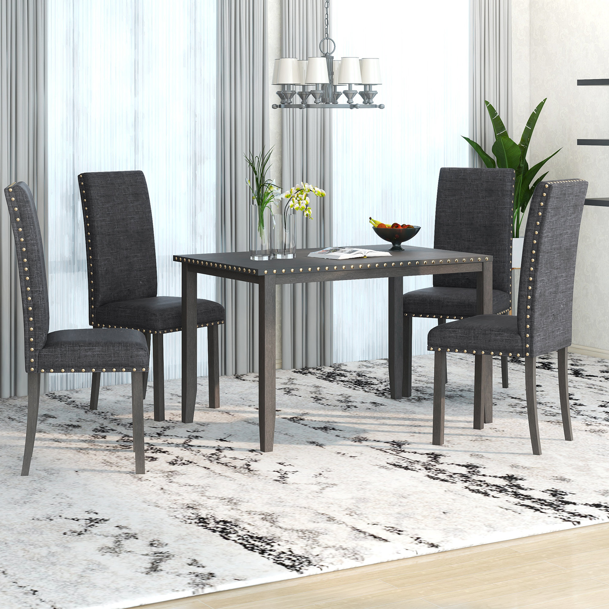 7 person dining table